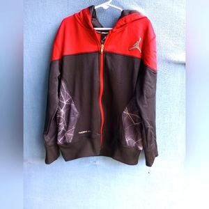 Jordan Youth Boys Size Small Full Zip Hooded Track Jacket